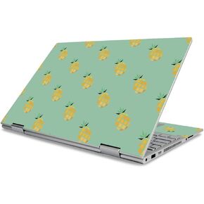 MightySkins Skin Compatible with HP Envy x360 15" (2019) - Simple Pineapples | Protective, Durable, and Unique Vinyl Decal wrap Cover | Easy to Apply, Remove, and Change Styles | Made in The USA