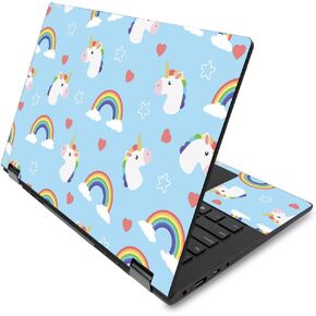 MightySkins Skin Compatible with Lenovo Flex 14" (2019) - Unicorn Perfection | Protective, Durable, and Unique Vinyl Decal wrap Cover | Easy to Apply, Remove, and Change Styles | Made in The USA