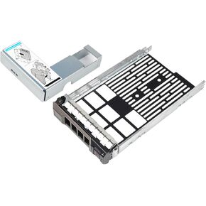 3.5" Hard Drive Caddy with 2.5" Drive Adapter Compatible with Dell PowerEdge Servers R430 T430 R530 T630 R730 R930 R420 T420 R520 T620 R720 R410 R415 T410 5510 R515 T610 R710 T710, 2 Pack