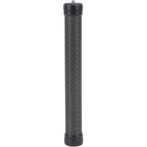 Tripod Extension Rod, 9.8in 30mm 1/4 in and 3/8in Screw Tripod Extender Tube, Carbon Fiber Camera Extension Monopod Pole for RONINSCr G6MGAX