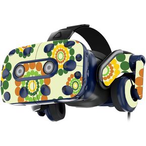 MightySkins Skin Compatible with HTC Vive Pro VR Headset - Hippie Flowers | Protective, Durable, and Unique Vinyl Decal wrap Cover | Easy to Apply, Remove, and Change Styles | Made in The USA