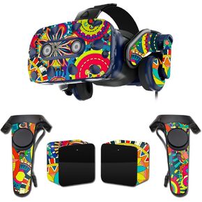 MightySkins Skin Compatible with HTC Vive Pro VR Headset - Flower Wheels | Protective, Durable, and Unique Vinyl Decal wrap Cover | Easy to Apply, Remove, and Change Styles | Made in The USA