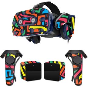 MightySkins Skin Compatible with HTC Vive Pro VR Headset - Hyper | Protective, Durable, and Unique Vinyl Decal wrap Cover | Easy to Apply, Remove, and Change Styles | Made in The USA