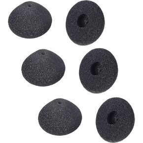 ECS PT5 Replacement Cone Shape Ear Cushions Compatible with Olympus E61 and E62 Transcription Headsets, 3 Pair