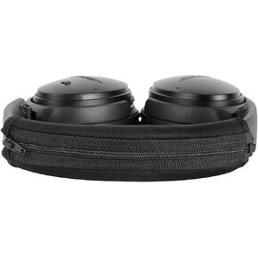 QC25 QC35 Headband Cover, Replacement Head Band Protector with Zipper [ Easy Installation ] for Bose QuietComfort 25, QuietComfort 35 Headphones (Black)