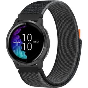 Vanjua Bands Compatible with Garmin Vivoactive 5 / Vivoactive 3 Watch Band, Garmin Venu 2 Plus / Venu Sq / Venu Watch Band Women Men, Soft Nylon Sport Replacement Strap for Garmin Vivoactive 5, Vivoactive 3 Music, Venu Sq2, Venu Sq Music, Forerunner 645 /