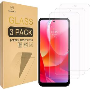 Mr.Shield [3-Pack] Designed For Motorola Moto G Power (2022) [Tempered Glass] [Japan Glass with 9H Hardness] Screen Protector with Lifetime Replacement