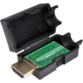 HDMI Male Adapter Connector with Wiring Terminal Breakout Board