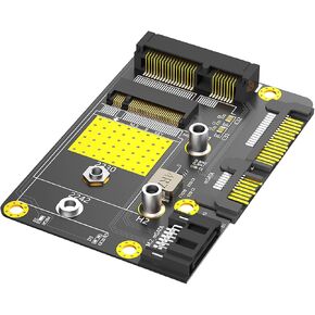 محول 2 في 1 M.2 NGFF B-Key & mSATA SSD إلى SATA 3.0 محول (Msata/M.2(NGFF) SSD إلى SATA3) in Kuwait