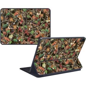 MightySkins Skin Compatible with Apple iPad Pro Smart Keyboard 11" (2018) - Deer Pattern - Protective, Durable and Unique Vinyl Decal wrap Cover - Easy to Apply and Change Styles - Made in The USA