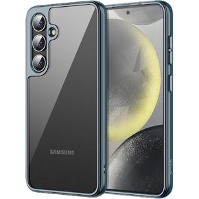 JETech Case for Samsung Galaxy S24 5G, Non-Yellowing Shockproof Bumper Protective Phone Cover, Anti-Scratch Hard PC Back (Clear)