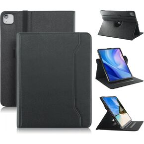 Case Compatible with Apple iPad Air 11-inch(M2) 2024/iPad Air 4/5th 2020/2022 10.9" Tablet PU Leather Business Cover for ipad Air5 /Air4/Pro 360 Rotating Cases Auto Wake/Sleep,Dark Blue