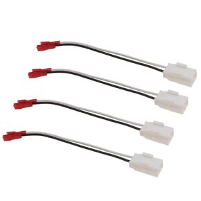Speaker Harness Adapter 72-6514 Speaker Wire Harness Adapter Plug Car Front and Rear Door Speaker Wiring Harness Speaker Connector(4pcs)