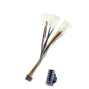 Android Car Radio Wiring Stereo Harness Adapter for Toyota Camry Corolla Highlander RAV4 Avensis Prius CHR Subaru 2012 with 16 Pin ISO Stereo Wiring Harness Power Wiring Cable