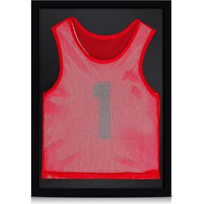 2 Pcs Jersey Display Case 30 x 20 Inch Shadow Box for Jersey Large Jersey Frame for Wall Display Shirt Frame Display Case for Basketball Baseball Soccer Hockey Football Sports Uniform