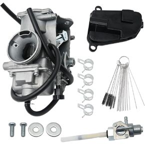 16100-HA0-682 Carburetor Replacement for Honda Big Red 250 ATC250ES 1985 1986 1987 (Carburetor + Fuel filter)