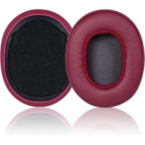 Replacement Ear Pads for Skullcandy Crusher Wireless/Evo/ANC Hesh 3/EVO/ANC, Headphones Ear Cushions, Headset Earpads, Ear Cups Cover-Burgundy
