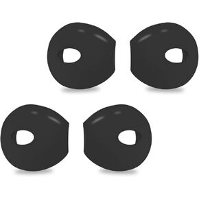 TORMEN 4 PCS Soft Silicone Earbud Covers - Anti-Slip and Anti-Drop Sport Ear Tips - Compatible with iPhone Ear Tips (White
