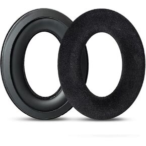 HD380 HD380Pro PXC350 PC350 PC350SE PXE350 HME95 HMEC250 Ear Pad Replacement Ear Pads are Compatible with Sennheiser HD380 HD380Pro PXC350 PC350SE PXE350 HME95 HMEC250 Headphones (Black/Flannel)