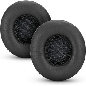 Brainwavz Earpads for Beats Solo 2 & 3 Headphones, Upgraded Replacement Pads with Memory Foam & Leather, Easy to Install, Black