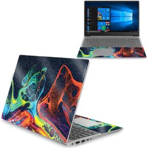 MightySkins Glossy Glitter Skin Compatible with Lenovo Ideapad 330S 15" (2018) - Color Splash | Protective, Durable High-Gloss Glitter Finish | Easy to Apply and Change Style | Made in The USA