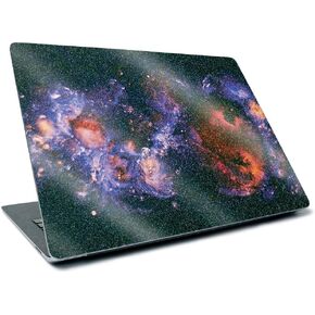 MightySkins Glossy Glitter Skin Compatible with Microsoft Surface Laptop 3 13.5" (2019) - Andromeda | Protective, Durable High-Gloss Glitter Finish | Easy to Apply and Change Style | Made in The USA