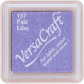 Tsukineko Small Size VersaCraft Fabric and Home Decor Crafting Pigment Inkpad, White