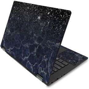 MightySkins Skin Compatible with Lenovo Flex 14" (2019) - Dark Shimmer Marble | Protective, Durable, and Unique Vinyl Decal wrap Cover | Easy to Apply, Remove, and Change Styles | Made in The USA