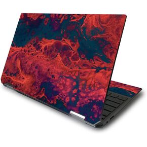 MightySkins Skin Compatible With HP Spectre x360 13.3" Gem-Cut (2020) - Fiery Flow | Protective, Durable, and Unique Vinyl Decal wrap cover | Easy To Apply, Remove, and Change Styles | Made in the USA