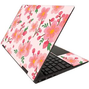 MightySkins Skin Compatible with HP Envy x360 15" (2020) - Lilies in Bloom | Protective, Durable, and Unique Vinyl Decal wrap Cover | Easy to Apply, Remove, and Change Styles | Made in The USA