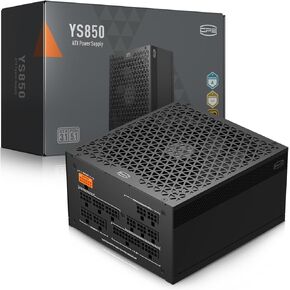 PCCOOLER CPS YS850 Power Supply, 850W 80 Plus Gold Certified Fully Modular PCIe 5.1 & ATX 3.1 Gaming PSU, Wide Compatibility, 135mm FDB Fan, Full Japan Electrolytic Capacitors - 12 Year Warranty