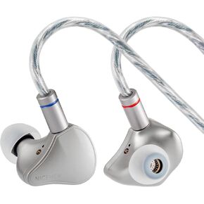 Flagship Himalaya in Ear Monitor: Titanium Alloy HiFi Wired IEM Earphone with Replaceable Acoustic Filter & 3-in-1 Plug