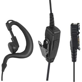 Walkie Talkie Earpiece with Mic Ear Piece Ptt Microphone Headset for Motorola xpr 3300e 3500e 3500 xpr3300e xpr3500e xpr3500 xpr3300 2-Way Radios(G Shape)