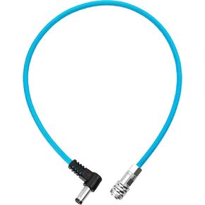 KONDOR BLUE 14" DC Male 5.5/2.5 to 2-Pin Weipu Style Braided Power Supply Cable | Compatible with many DC plug battery options including BMPCC 4K/6K, The Sony NP series, and MOZA Air 2 | Blue in Kuwait