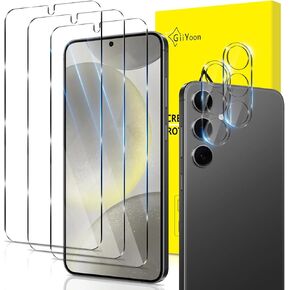 GiiYoon-3 PACK Screen Protector for Samsung Galaxy A15 Tempered Glass [HD Full Coverage] [Easy Installation] [Scratch Resistant] [9H Hardness] Protective Film