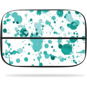 MightySkins Skin Compatible with Elgato Game Capture hd60s - Teal Splatter | Protective, Durable, and Unique Vinyl Decal wrap Cover | Easy to Apply, Remove, and Change Styles | Made in The USA