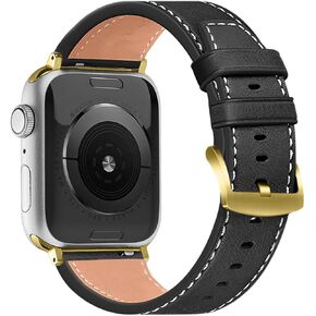 سوار جلد التمساح متوافق مع ساعة أبل 49 مم 46 مم 45 مم 44 مم 42 مم 41 مم 40 مم 38 مم حزام جلد التمساح الأصلي لسلسلة iWatch Urtal 10 9 8 7 6 5 4 3 SE 2 1 للنساء والرجال in Kuwait