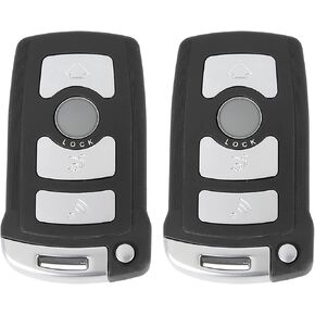X AUTOHAUX 2pcs 315Mhz LX 8766 S Replacement Smart Proximity Insert Keyless Entry Remote Key Fob for BMW 7 Series 745i 745Li 760i 760Li 2002-2008