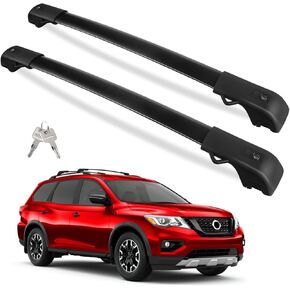 Tuyoung 220lbs Roof Rack Cross Bars Compatible with KIA Telluride X-PRO & X-LINE 2023 2024 with Raised Side Rails, Heavy Duty Anti-Theft Lockbale Aluminum Roof Rails Crossbars Rooftop Cargo Bars