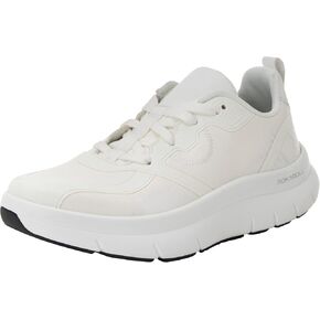Alegria Women's Solstyce - Rok N Roll - Energizing Support for Effortless Movement - Slip-Resistant with Arch Support - Athletic Sneaker - Walking Tennis Shoes White Out 9.5 M US