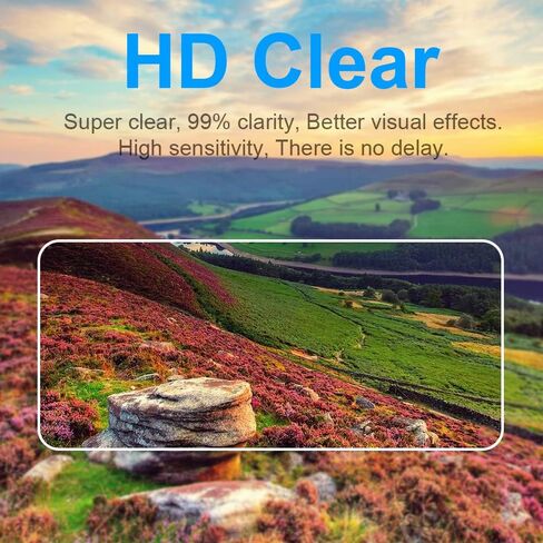 【3+3 عبوات】Coolpow مصمم لهاتف Samsung Galaxy A11 واقي شاشة Samsung A11 واقي شاشة للهاتف الخلوي من الزجاج المقوى، صلابة 9H، وضوح HD، مقاوم للخدش، سهل التركيب، صديق للحافظة. in Kuwait