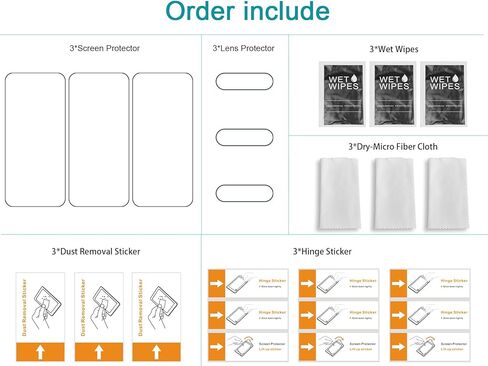 【3+3 عبوات】Coolpow مصمم لهاتف Samsung Galaxy A11 واقي شاشة Samsung A11 واقي شاشة للهاتف الخلوي من الزجاج المقوى، صلابة 9H، وضوح HD، مقاوم للخدش، سهل التركيب، صديق للحافظة. in Kuwait