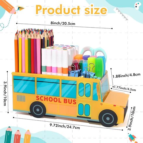 Acrylic Pen Holder for Desk, Marker Organizer, 360 Degree Pencil Holder for Desk,Rotating Desk Organizer,Pen Organizer for Desk,Marker Holder,Art Supply Storage Organizer in Saudi Arabia