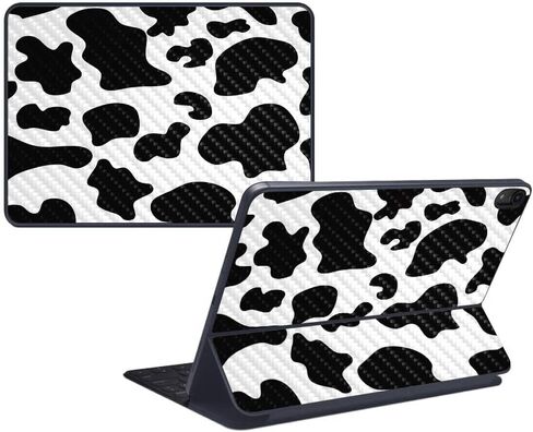 MightySkins Carbon Fiber Skin for Apple iPad Pro Smart Keyboard 12.9" (2018) - Teal Leopard - Protective, Durable Textured Carbon Fiber Finish - Easy to Apply and Change Styles - Made in The USA in Kuwait