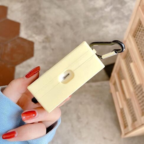 حافظة بديلة لأجهزة AirPods 1&2 غطاء سيليكون واقي لطيف بديل لحافظة Airpod سماعات رأس لاسلكية للموسيقى مع حلقة تسلق سوداء in Saudi Arabia