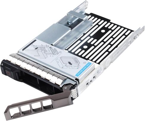 علبة محرك أقراص ثابتة 3.5 بوصة مع محول محرك 2.5 بوصة متوافق مع خوادم Dell PowerEdge R430 T430 R530 T630 R730 R930 R420 T420 R520 T620 R720 R410 R415 T410 5510 R515 T610 R710 T710، عبوتان in Saudi Arabia