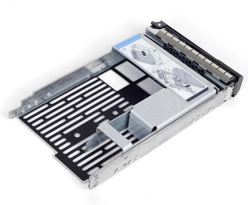 علبة محرك أقراص ثابتة 3.5 بوصة مع محول محرك 2.5 بوصة متوافق مع خوادم Dell PowerEdge R430 T430 R530 T630 R730 R930 R420 T420 R520 T620 R720 R410 R415 T410 5510 R515 T610 R710 T710، عبوتان in Saudi Arabia