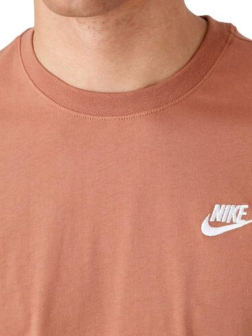 Nike Men's Sportswear Club T-Shirt (as1, Alpha, m, Regular, Regular, Earth) in Saudi Arabia