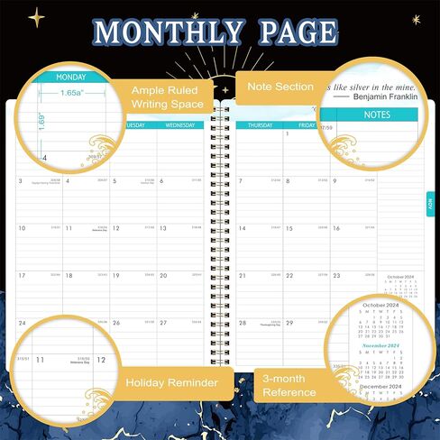 Teacher Planner 2024-2025 - Academic Planner from July 2024 - June 2025, 8'' x 10'', Lesson Plan Book, Weekly & Monthly Lesson Planner with Quotes in Saudi Arabia