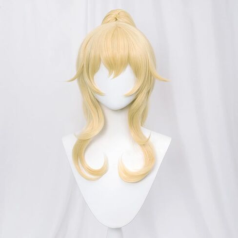 Genshin Impact Mondstadt Witch Astrologist Mona Megistus COS wig Purple hair Double ponytail women's cosplay wig Halloween,Christmas,Comic Con,You Tube Cross dressing used Attached wig cap in Saudi Arabia